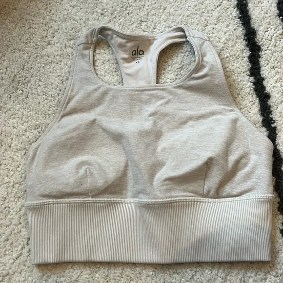 トップス [ayu.f] Alo Yoga High Neck Bra Seamless Delight High Neck Bra - Black | ALO